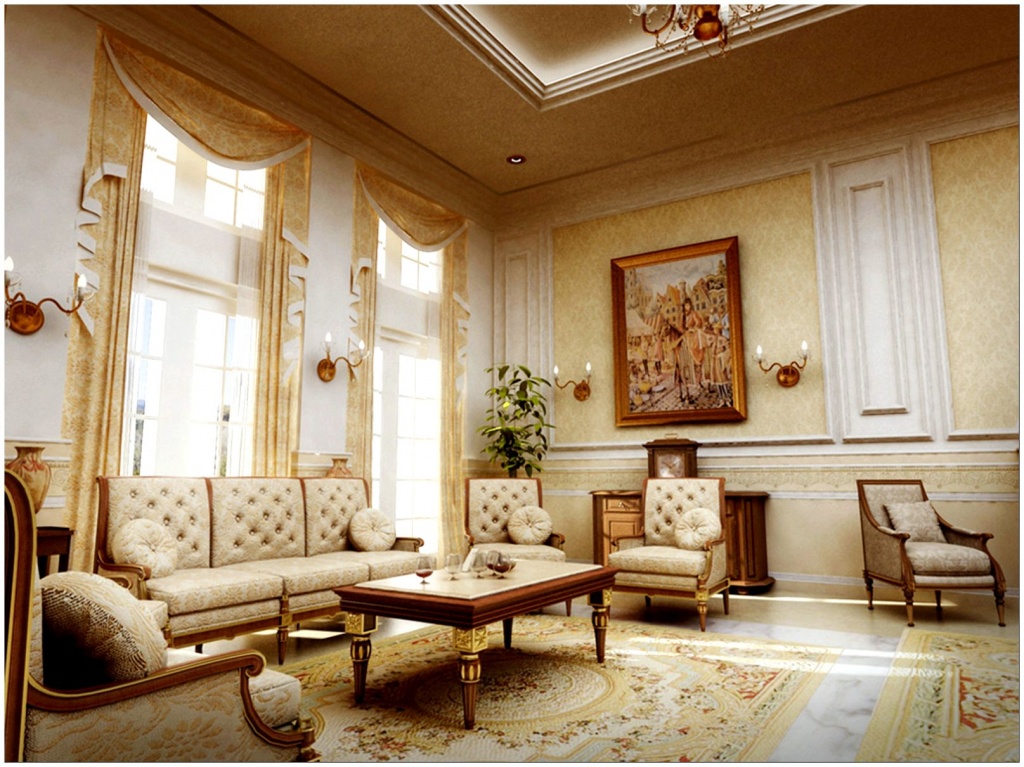 Классическая мебель для гостиной в Москве