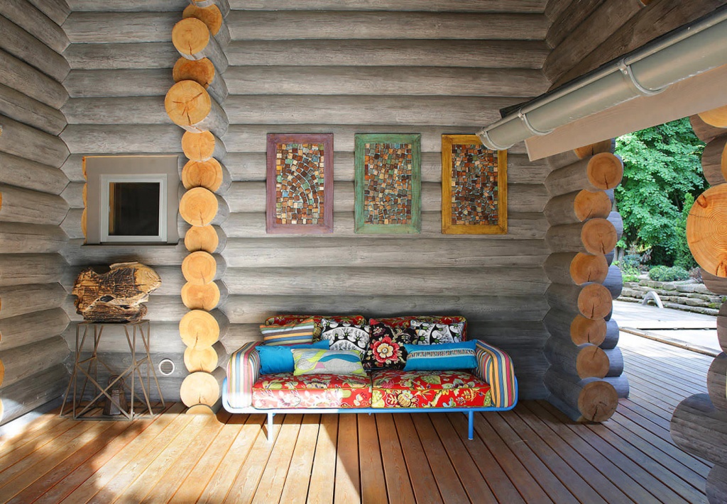 Дизайн бревенчатого дома – экологичность, удобство и уют