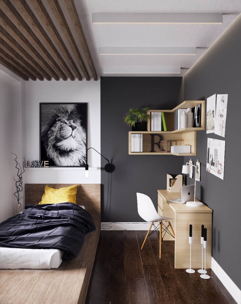 Дизайн комнаты для подростка (70+ фото): идеи интерьеров